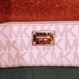 Michael Kors Silver Metallic Wallet